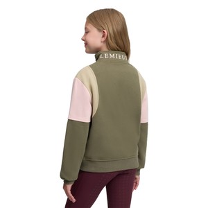 LeMieux LeMieux Young Rider Viola Quarter Zip Sweat in Willow Green