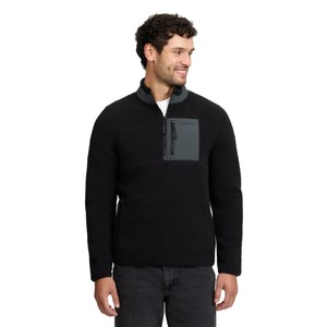 LeMieux LeMieux Mens Borg Half Zip Sweat in Black