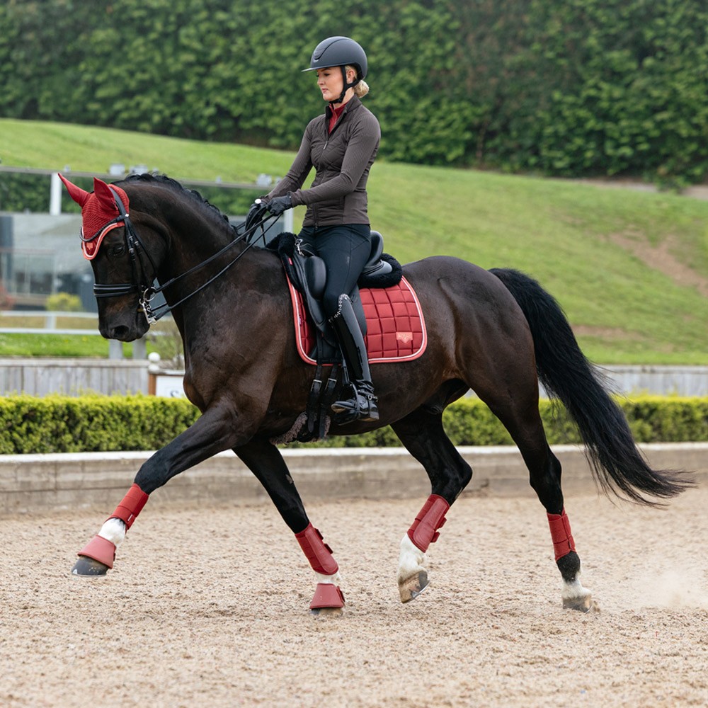 LeMieux Loire Classic Dressage Square Red