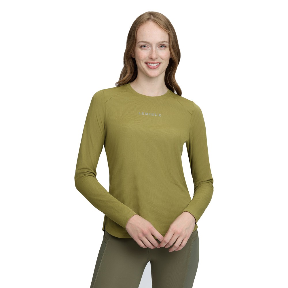 LeMieux Long Sleeve Sports Tee Green