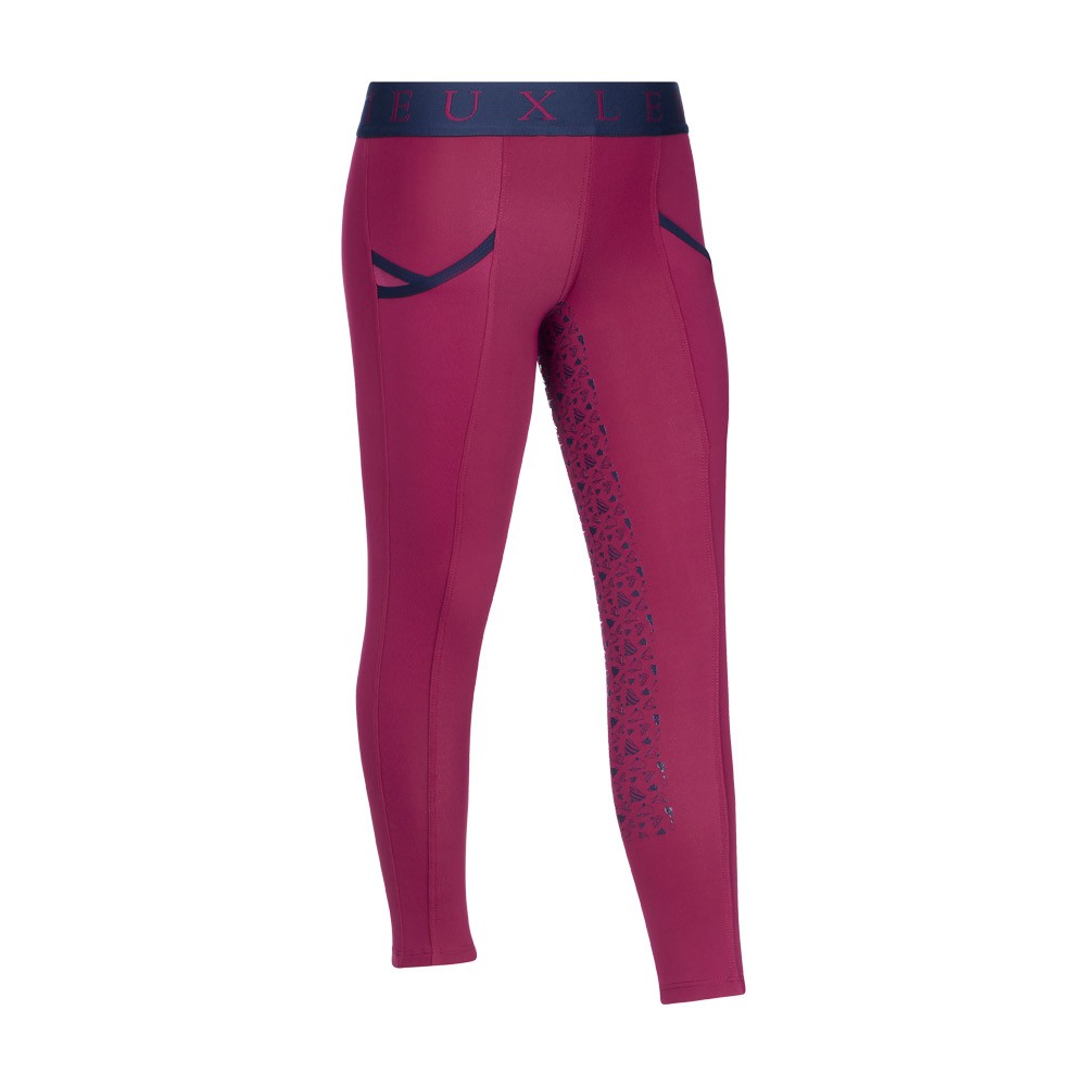 LeMieux LeMieux Mini Pull On Riding Tights in Blackberry