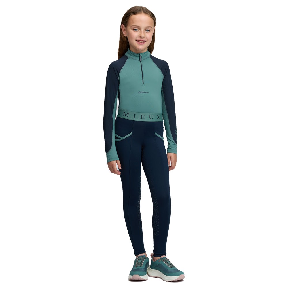 LeMieux Mini Pull On Riding Tights Blue