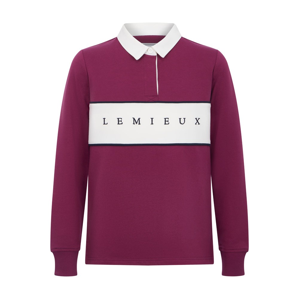 LeMieux Young Rider Riley Rugby Shirt Purple