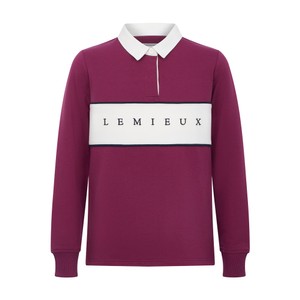 LeMieux LeMieux Young Rider Riley Rugby Shirt in Blackberry