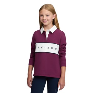LeMieux LeMieux Young Rider Riley Rugby Shirt in Blackberry