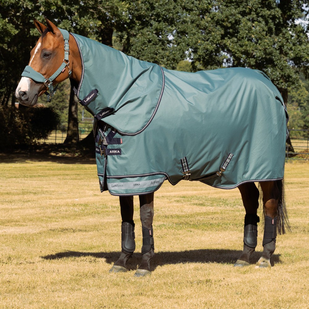 LeMieux Arika Ripstop 0g Turnout Rug Green