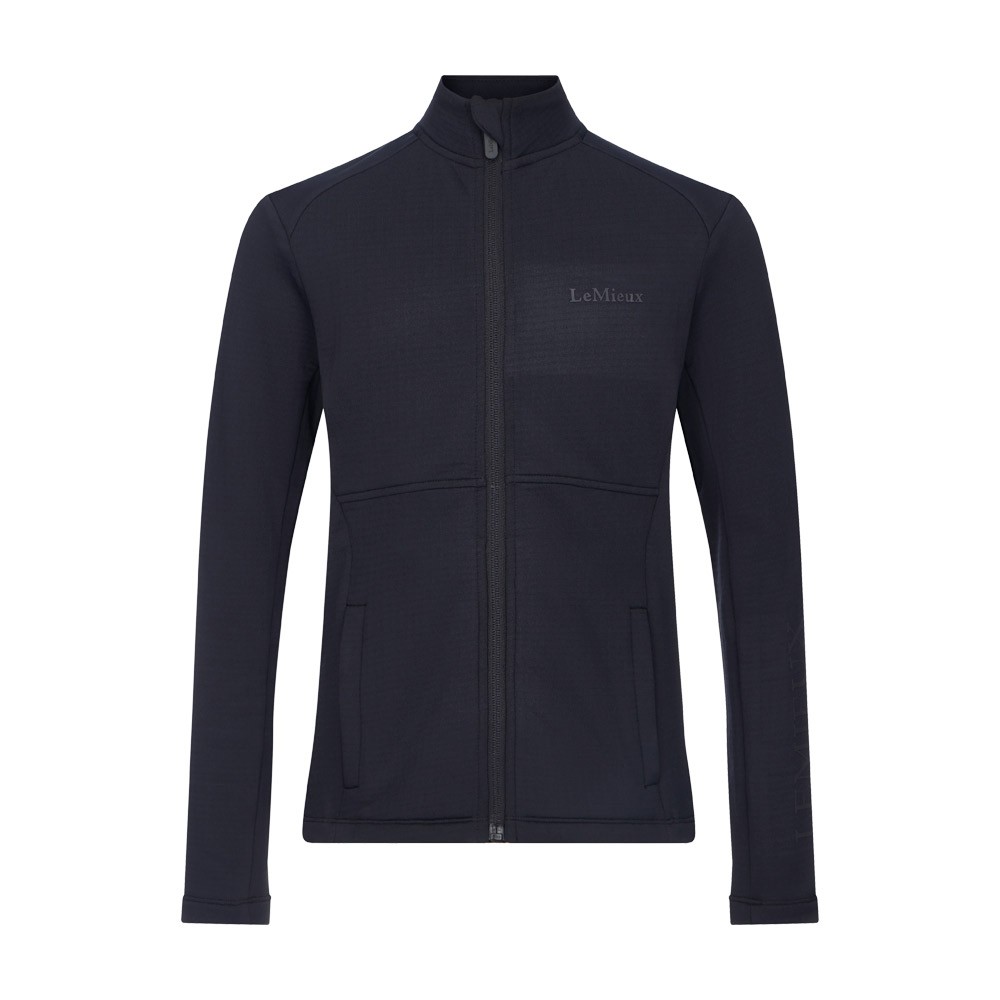 LeMieux Young Rider Bethany Fleece Zip Through Top Black