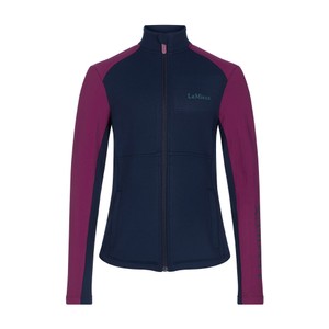 LeMieux LeMieux Young Rider Bethany Fleece Zip Through Top in Blackberry