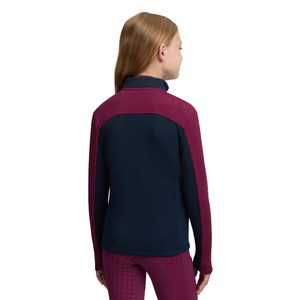 LeMieux LeMieux Young Rider Bethany Fleece Zip Through Top in Blackberry