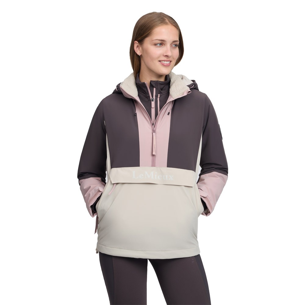 LeMieux Phoebe Half Zip Waterproof Anorak Pink