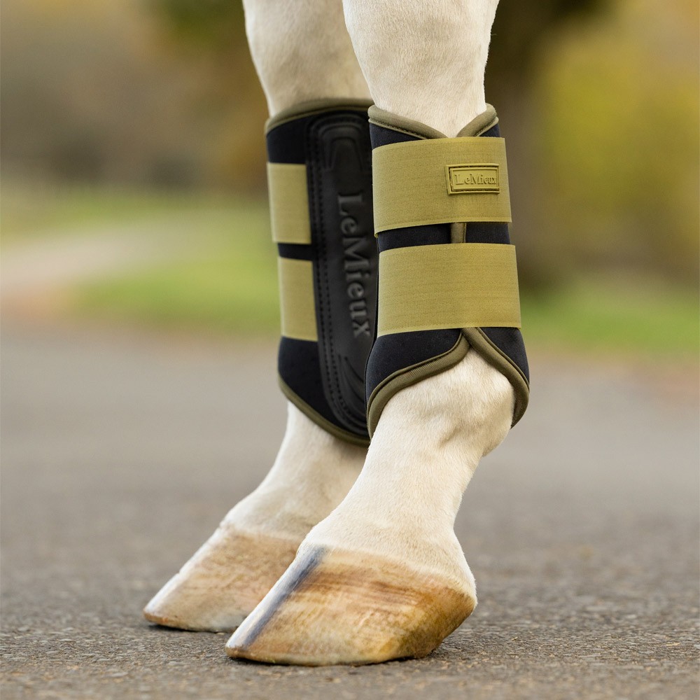 LeMieux Air Tek Grafter Brushing Boots Green
