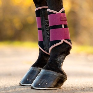LeMieux LeMieux Air Tek Grafter Brushing Boots in Blackberry