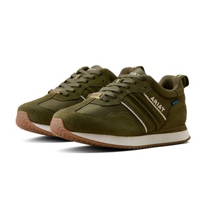 Ariat Ariat Ranch Runner Waterproof Trainers in Olive Night