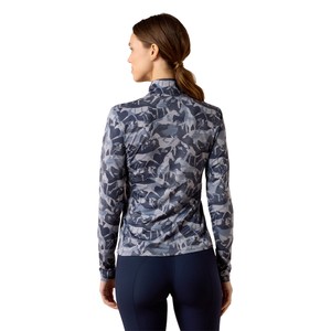 Ariat Ariat Lunaveil 1/2 Zip Baselayer in Polar Coincide Print