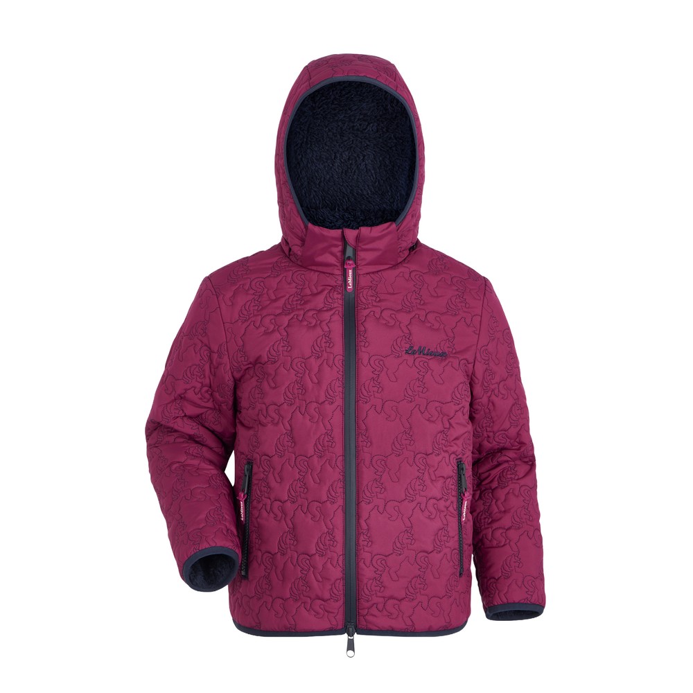 LeMieux Mini Lola Quilted Jacket Purple