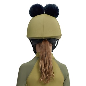 LeMieux LeMieux Mini Double Pom Hat Silk in Gooseberry