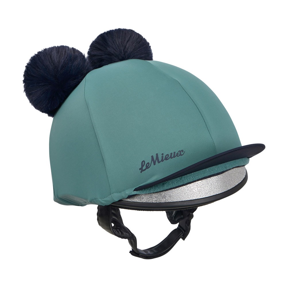LeMieux Mini Double Pom Hat Silk Blue