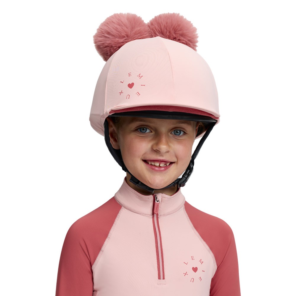 LeMieux Mini Double Pom Hat Silk Pink