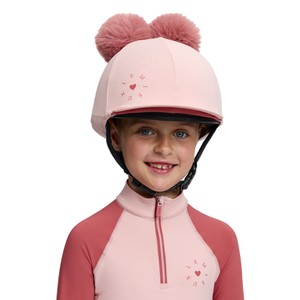LeMieux LeMieux Mini Double Pom Hat Silk in Petal