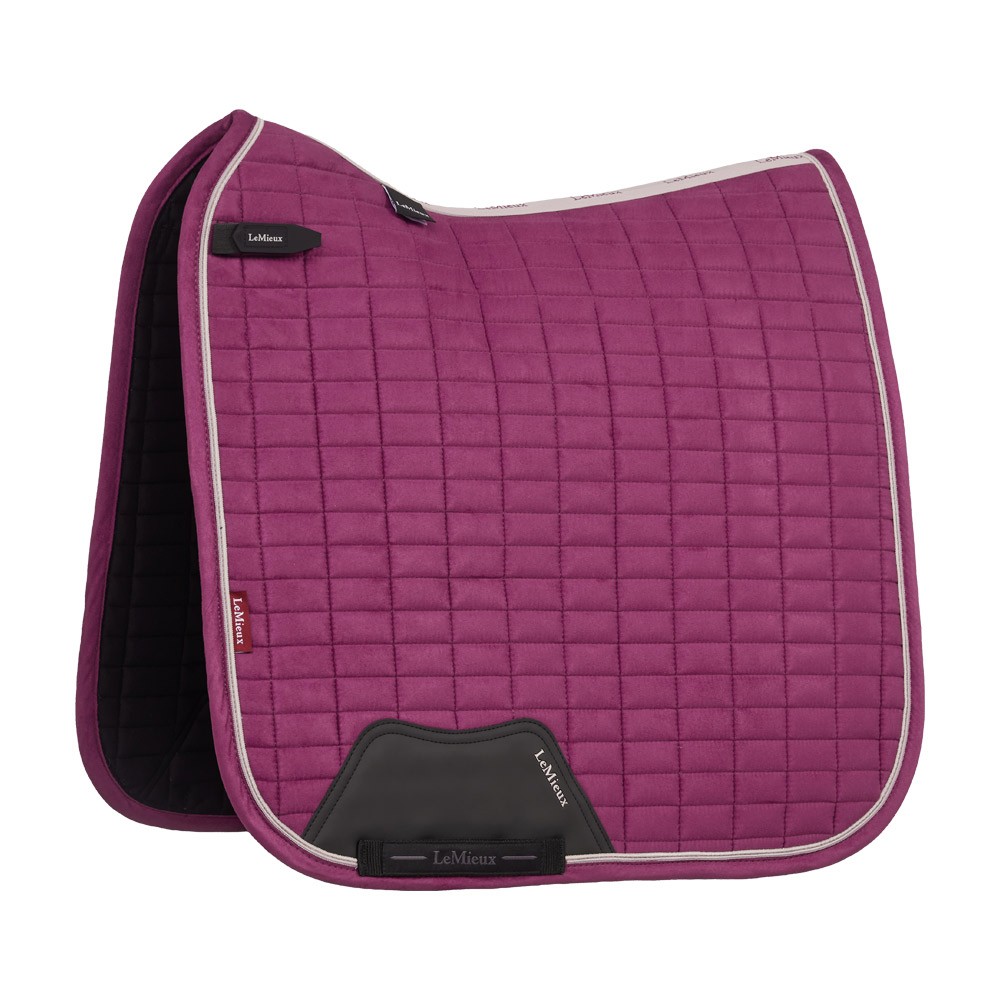 LeMieux LeMieux Suede Dressage Square in Blackberry