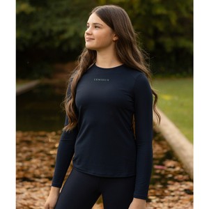 LeMieux LeMieux Young Rider Hydrid Sports Top in Navy