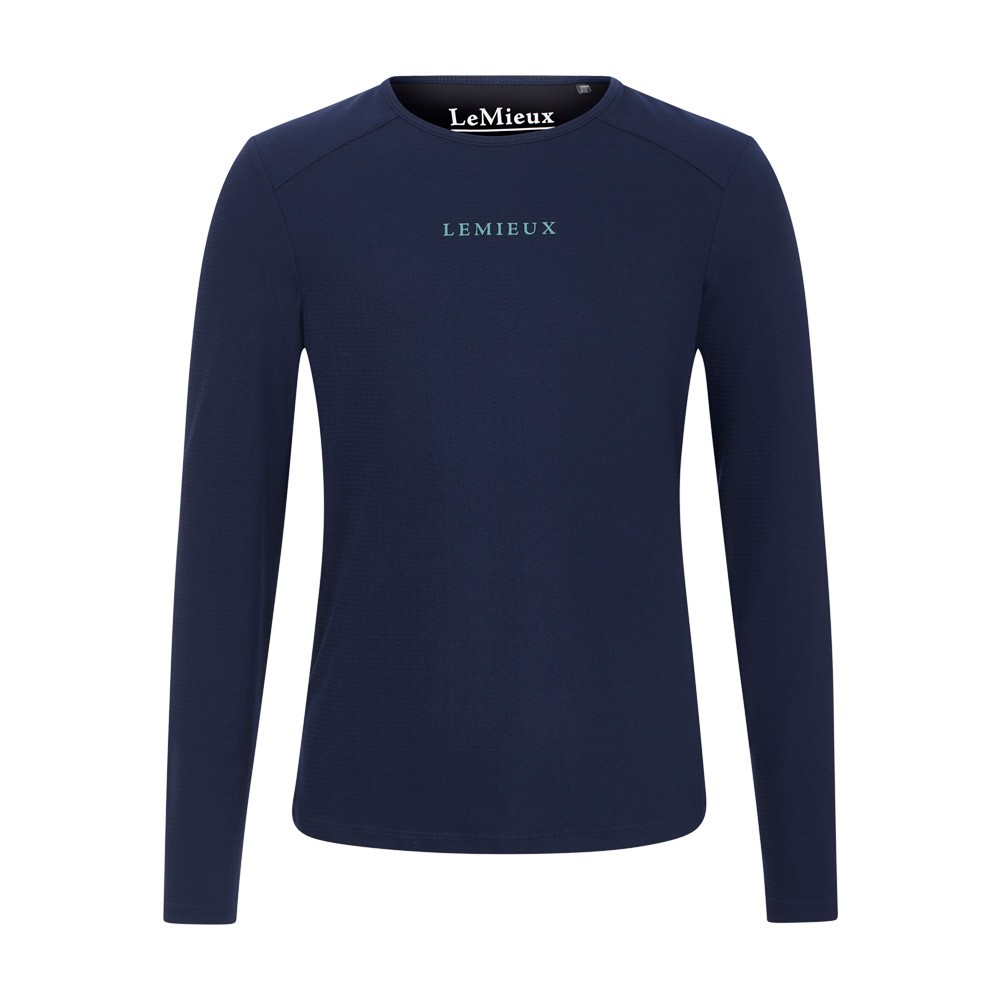 LeMieux LeMieux Young Rider Hydrid Sports Top in Navy