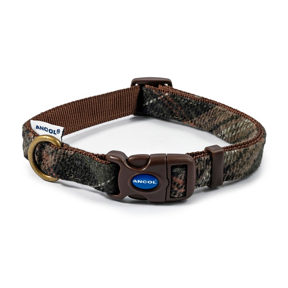 Ancol Ancol Heritage Country Dog Collar Check in Brown