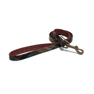 Ancol Ancol Heritage Country Dog Lead Check in Brown