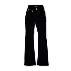 Holland Cooper Holland Cooper High Rise Flared Jean in Stay Black