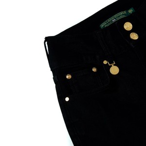 Holland Cooper Holland Cooper High Rise Flared Jean in Stay Black