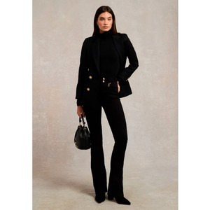 Holland Cooper Holland Cooper High Rise Flared Jean in Stay Black