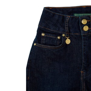 Holland Cooper Holland Cooper High Rise Flared Jean in Deep Indigo
