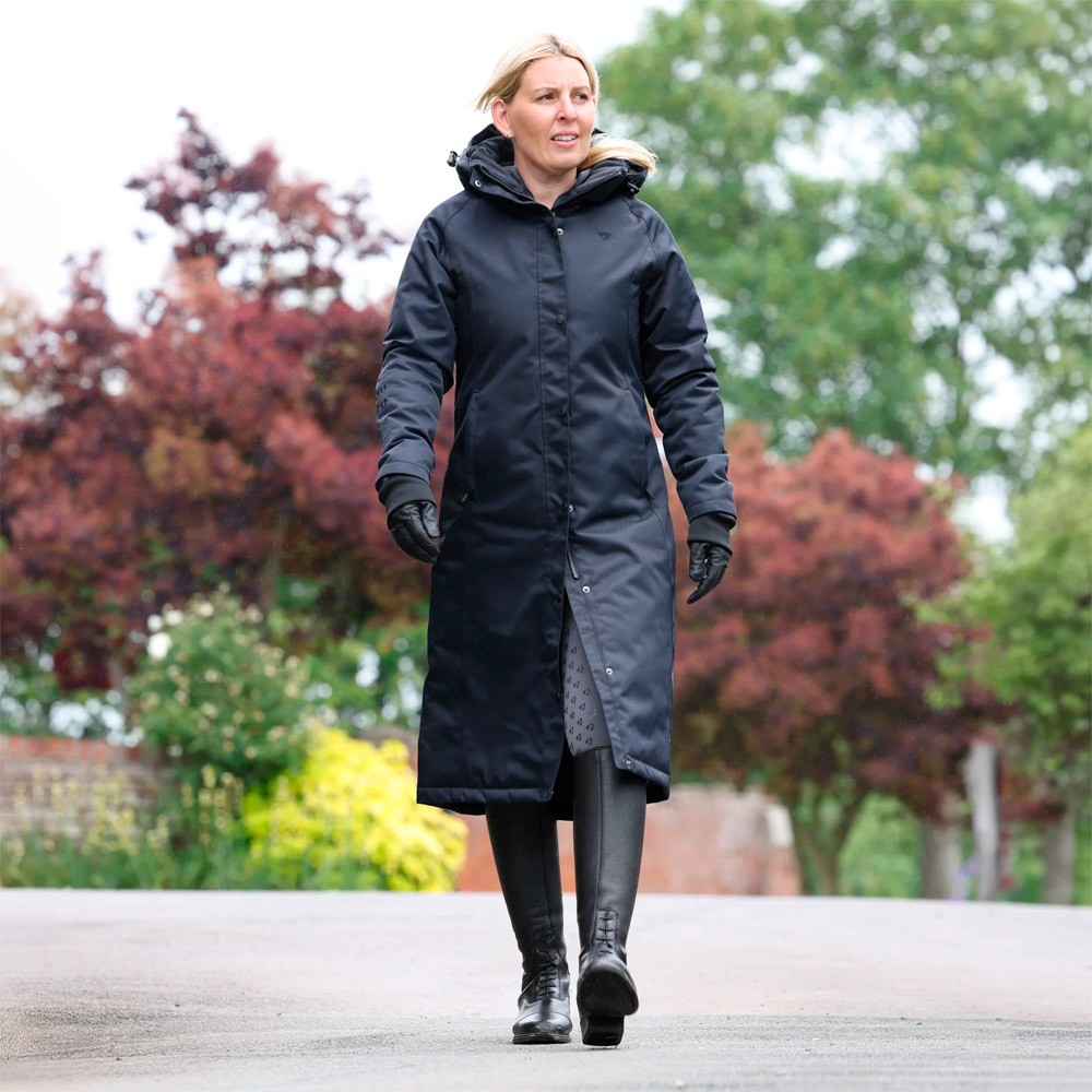 Shires Aubrion Eltar Long Waterproof Coat Black