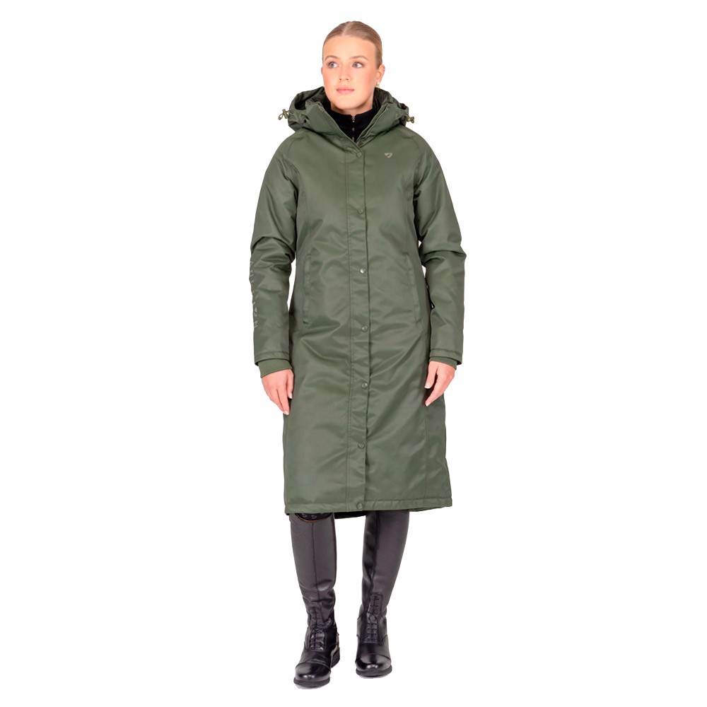 Shires Aubrion Eltar Long Waterproof Coat Green