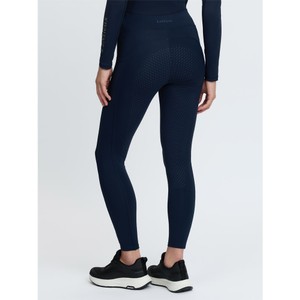 LeMieux LeMieux Natalie Brushed Pull On Riding Tights in Navy