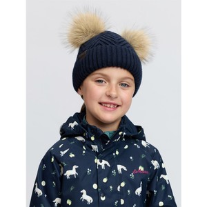 LeMieux LeMieux Mini Double Pom Beanie in Navy