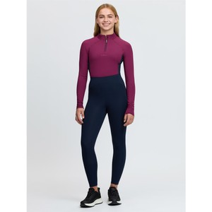 LeMieux LeMieux Young Rider Nell Brushed Pull On Riding Tights in Navy