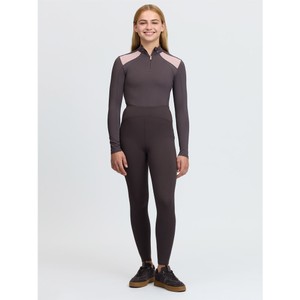 LeMieux LeMieux Young Rider Nell Brushed Pull On Riding Tights in Cocoa
