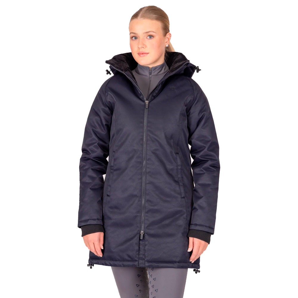 Shires Aubrion Eltar Mid Length Waterproof Coat Black