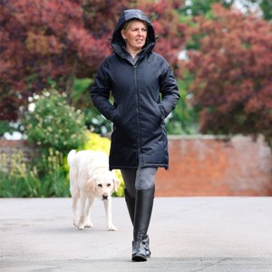 Shires Shires Aubrion Eltar Mid Length Waterproof Coat in Black