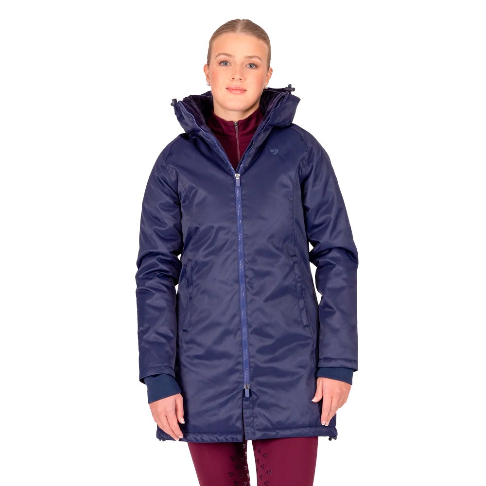 Shires Aubrion Eltar Mid Length Waterproof Coat Navy