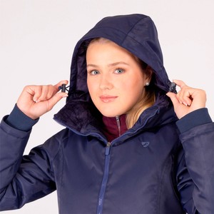 Shires Shires Aubrion Eltar Mid Length Waterproof Coat in Navy