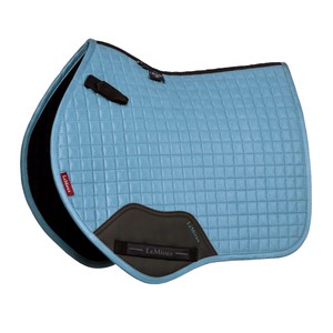 LeMieux LeMieux Suede Close Contact Square in Ice Blue
