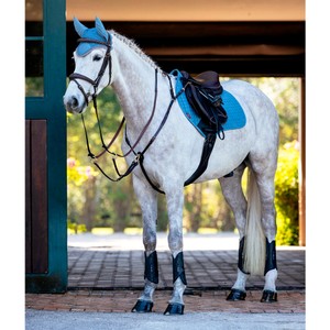 LeMieux LeMieux Suede Close Contact Square in Ice Blue