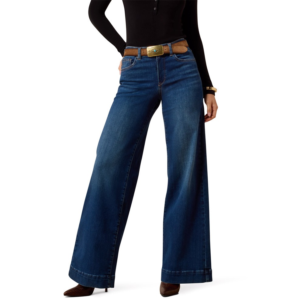 Ariat Ultra Stretch Vilma Wide Leg Jean Blue
