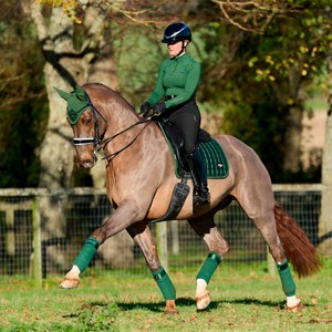 LeMieux LeMieux Loire Classic Dressage Square in Hunter Green