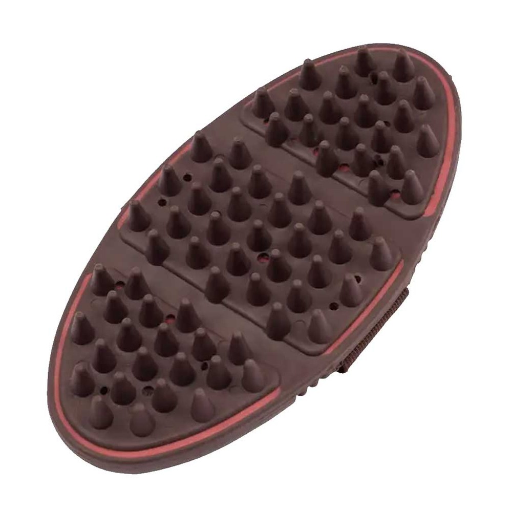 LeMieux LeMieux Flexi Massage Brush in Cranberry