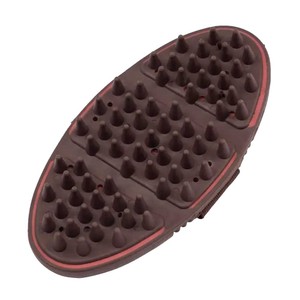 LeMieux LeMieux Flexi Massage Brush in Cranberry