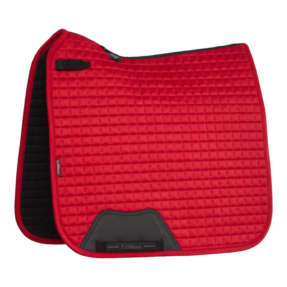 LeMieux LeMieux Suede Dressage Square in Chilli Red