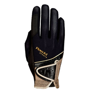 Roeckl Roeckl Madrid Gloves in Black/Gold